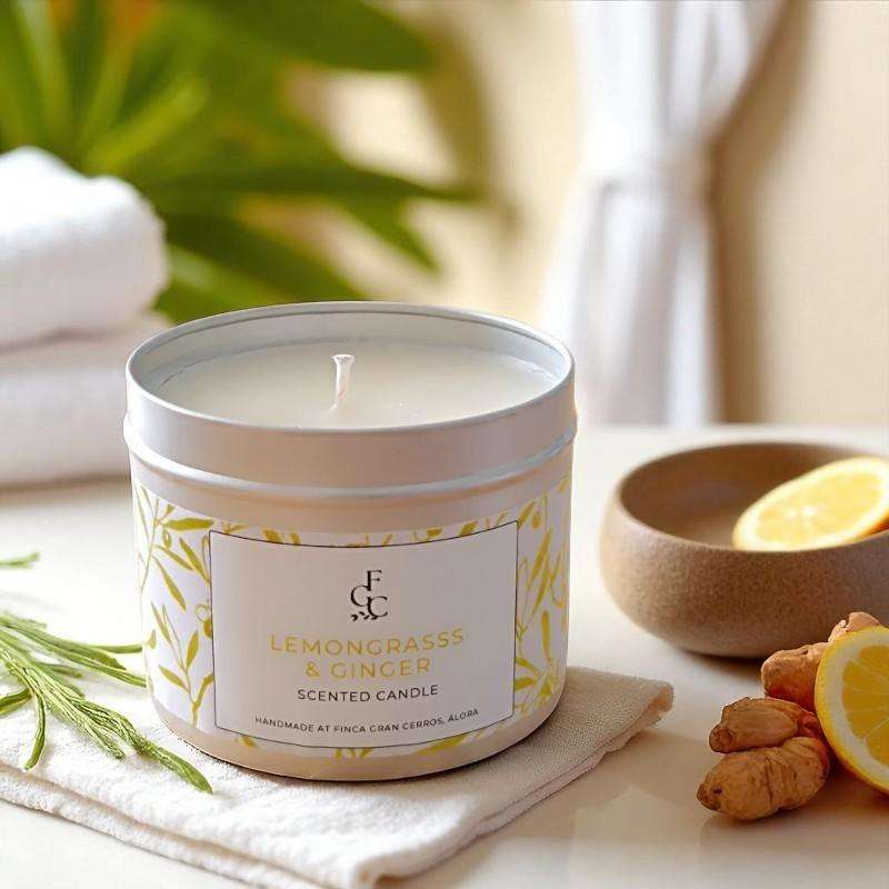 Lemongrass & Ginger Candle - Finca Gran Cerros