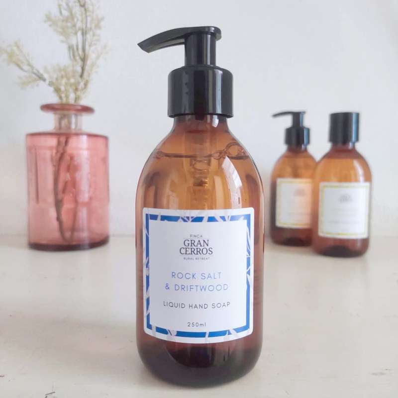 Rock Salt & Driftwood Liquid Hand Soap - Finca Gran Cerros