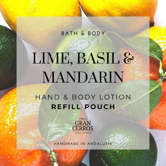 Lime, Basil & Mandarin Hand & Body Lotion Refill - Finca Gran Cerros