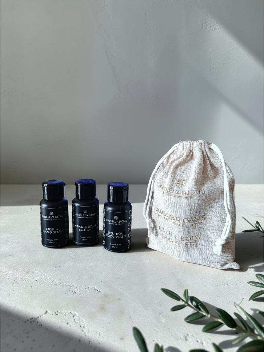 Alcazar Oasis Bath & Body Travel Set