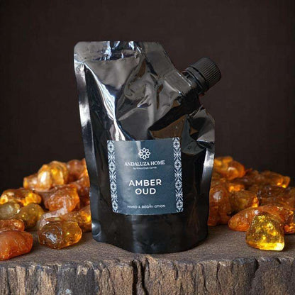 Amber Oud Hand & Body Lotion Refill - Andaluza Home
