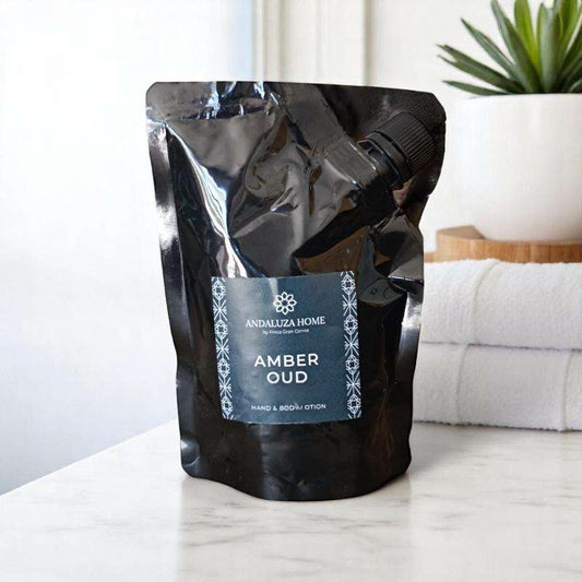 Amber Oud Hand & Body Lotion Refill - Andaluza Home