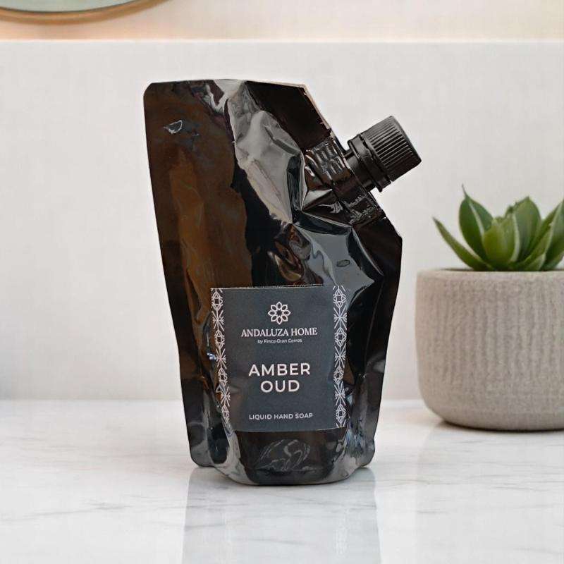 Amber Oud Liquid Hand Soap Refill - Andaluza Home