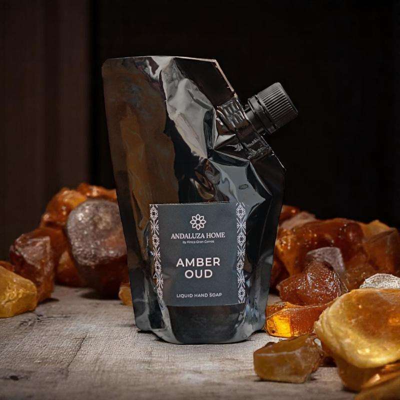 Amber Oud Liquid Hand Soap Refill - Andaluza Home