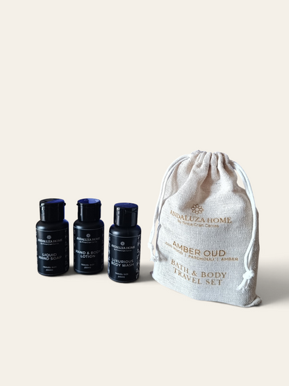 Amber Oud Bath & Body Travel Set