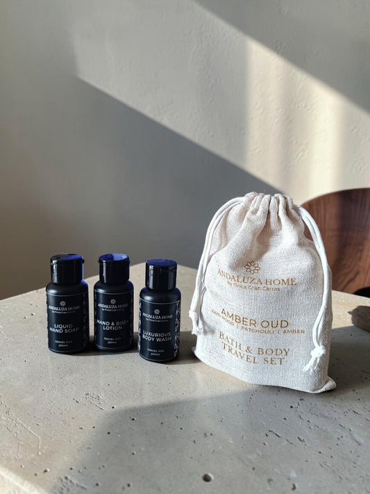 Amber Oud Bath & Body Travel Set