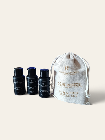 Azure Breeze Bath & Body Travel Set