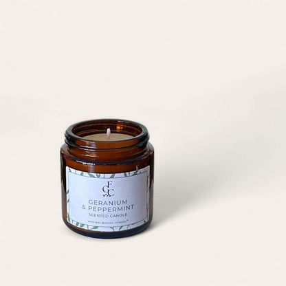Geranium & Peppermint Candle - Finca Gran Cerros