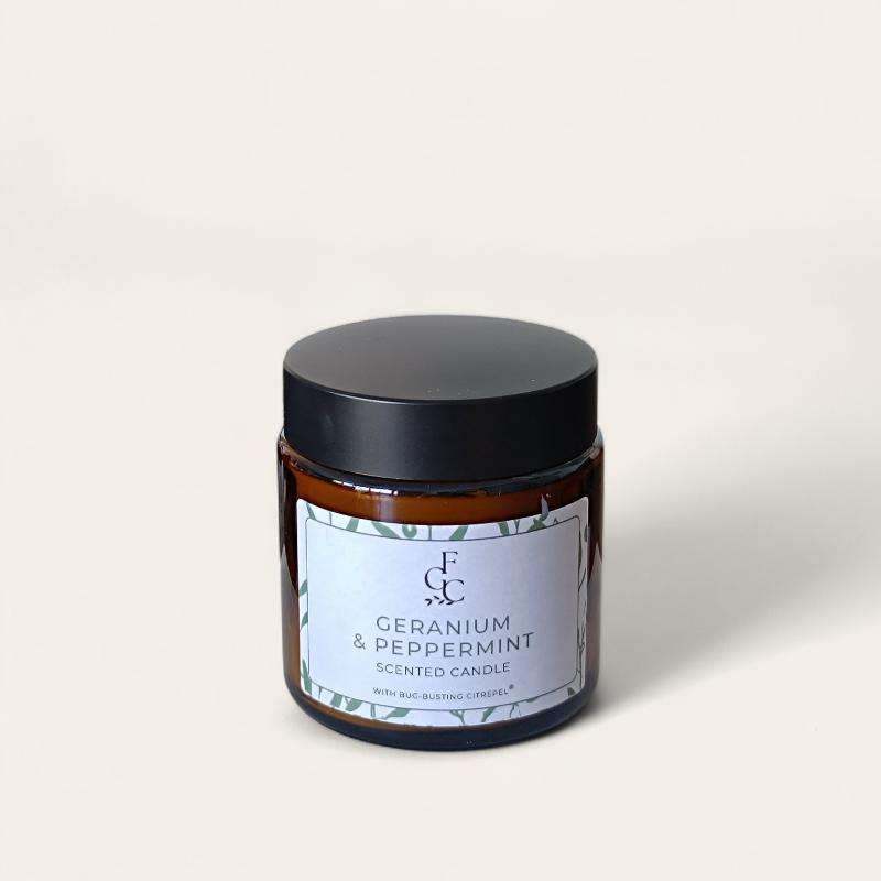 Geranium & Peppermint Candle - Finca Gran Cerros