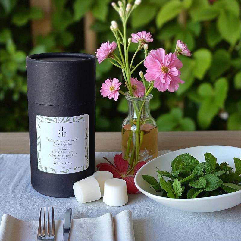 Geranium & Peppermint Wax Melts - Finca Gran Cerros
