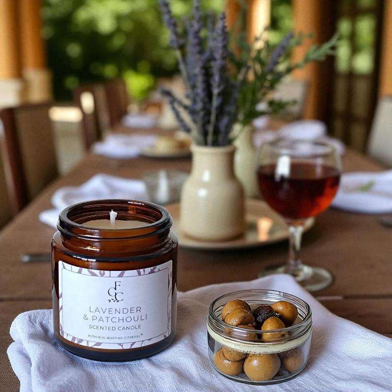Lavender & Patchouli Candle - Finca Gran Cerros