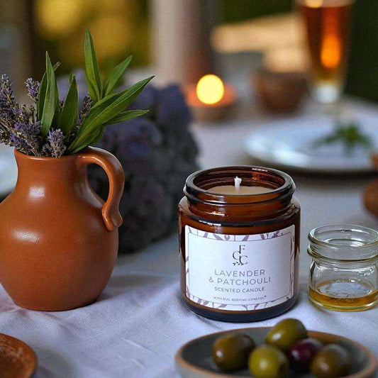 Lavender & Patchouli Candle - Finca Gran Cerros