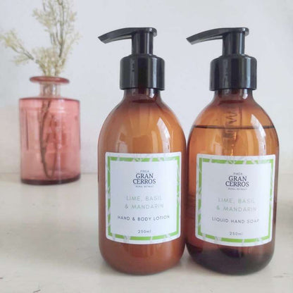 Lime, Basil & Mandarin Hand & Body Lotion - Finca Gran Cerros