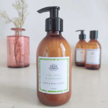 Lime, Basil & Mandarin Hand & Body Lotion - Finca Gran Cerros