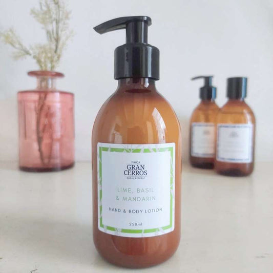 Lime, Basil & Mandarin Hand & Body Lotion - Finca Gran Cerros