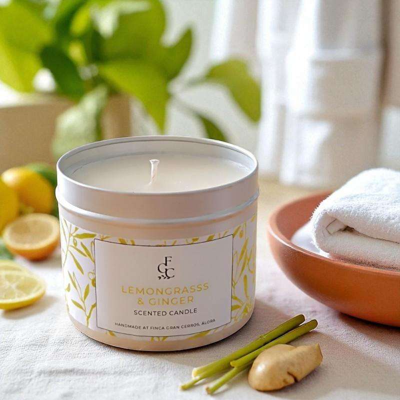 Lemongrass & Ginger Candle - Finca Gran Cerros