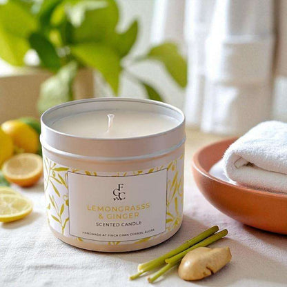 Lemongrass & Ginger Candle - Finca Gran Cerros