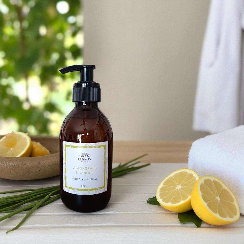 Lemongrass & Ginger Liquid Hand Soap - Finca Gran Cerros