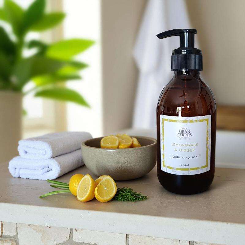 Lemongrass & Ginger Liquid Hand Soap - Finca Gran Cerros