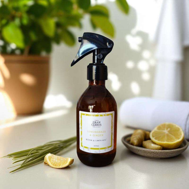 Lemongrass & Ginger Room & Linen Mist - Finca Gran Cerros