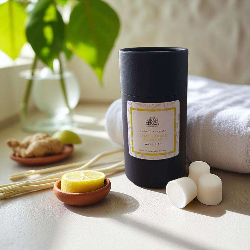 Lemongrass & Ginger Wax Melts - Finca Gran Cerros