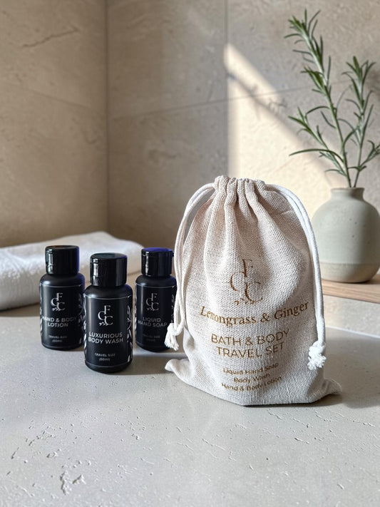 Lemongrass & Ginger Bath & Body Travel Set
