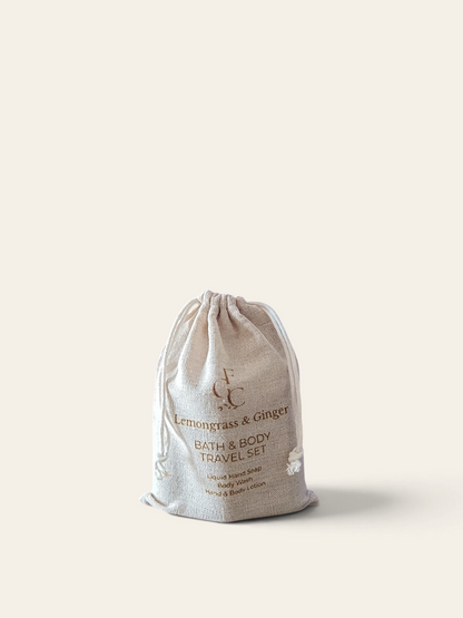 Lemongrass & Ginger Bath & Body Travel Set