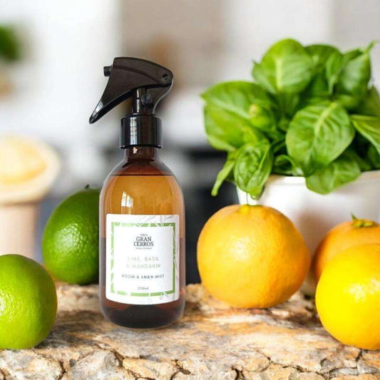 Lime, Basil & Mandarin Room & Linen Mist - Finca Gran Cerros