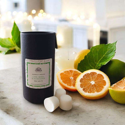 Lime, Basil & Mandarin Wax Melts - Finca Gran Cerros