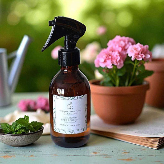 Geranium & Peppermint Room & Linen Mist - Finca Gran Cerros