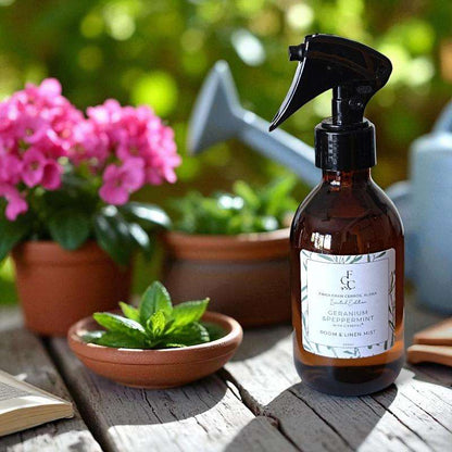 Geranium & Peppermint Room & Linen Mist - Finca Gran Cerros