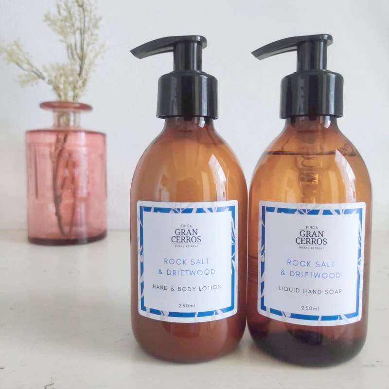 Rock Salt & Driftwood Hand & Body Lotion - Finca Gran Cerros