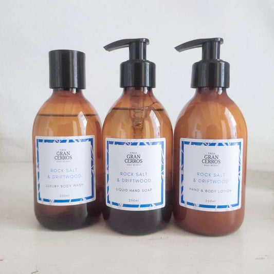Rock Salt & Driftwood Liquid Hand Soap - Finca Gran Cerros