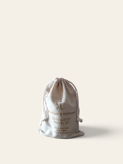 Rock Salt & Driftwood Bath & Body Travel Set